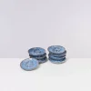 Clearance Cordoama 8Er Set Eierbecher Blau Gesprenkelt Eierbecher
