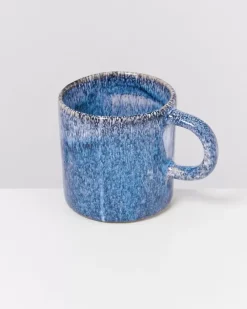 Best Cordoama 4Er Set Tasse Gros Blau Gesprenkelt Tassen & Becher Sets
