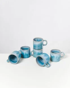 Best Sale Cordoama 6Er Set Tasse Klein Aqua 6 Teilige Sets