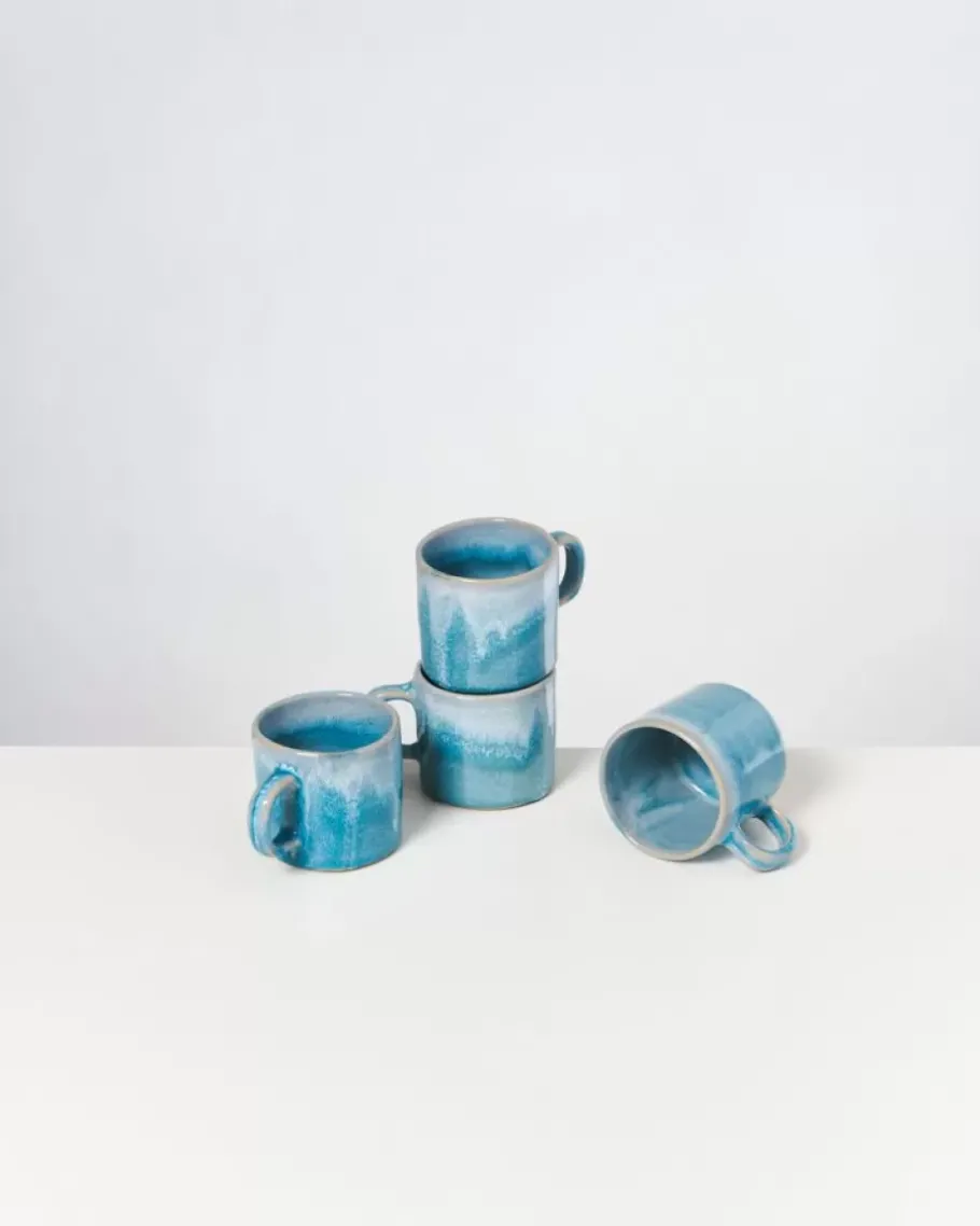 Cheap Cordoama 4Er Set Tasse Klein Aqua Tassen & Becher Sets