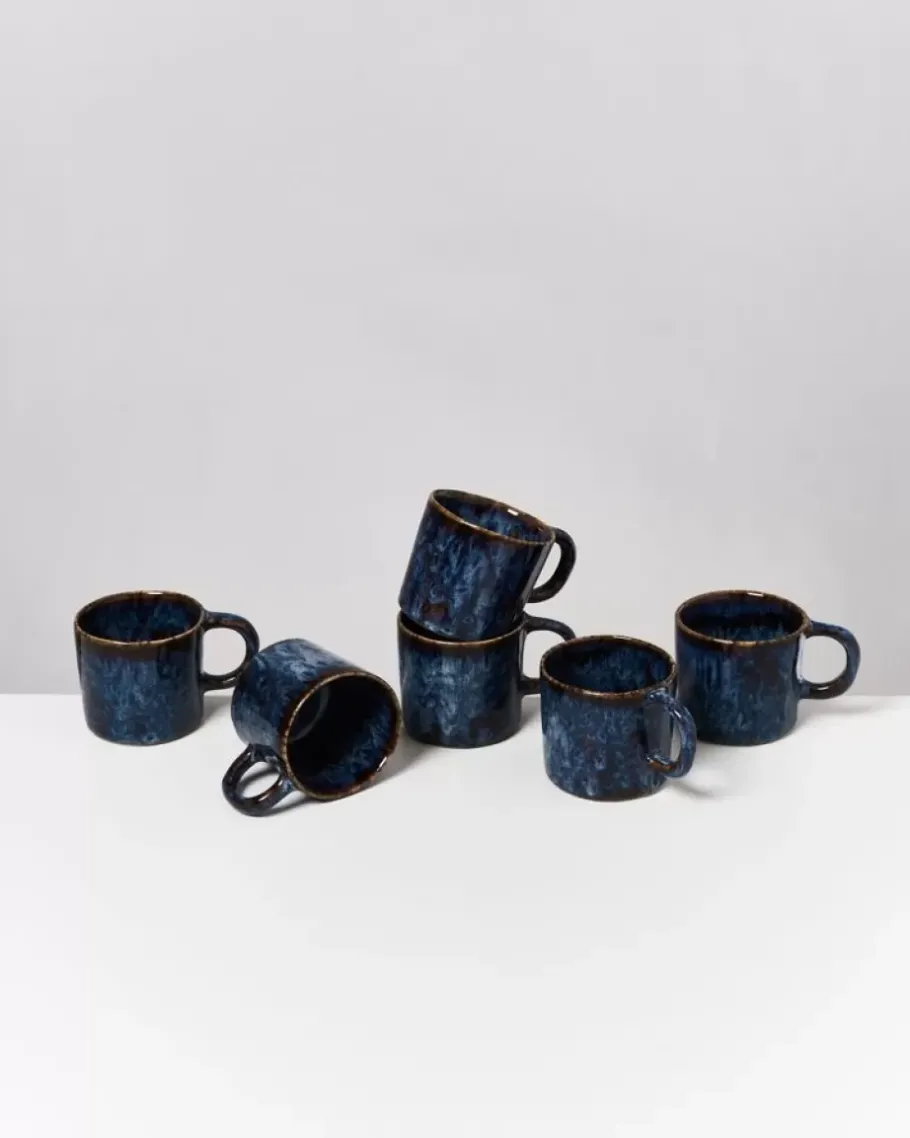 Best Sale Cordoama 6Er Set Tasse Klein Dunkelblau 6 Teilige Sets