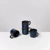 Discount Cordoama 4Er Set Tasse Klein Dunkelblau 4 Teilige Sets