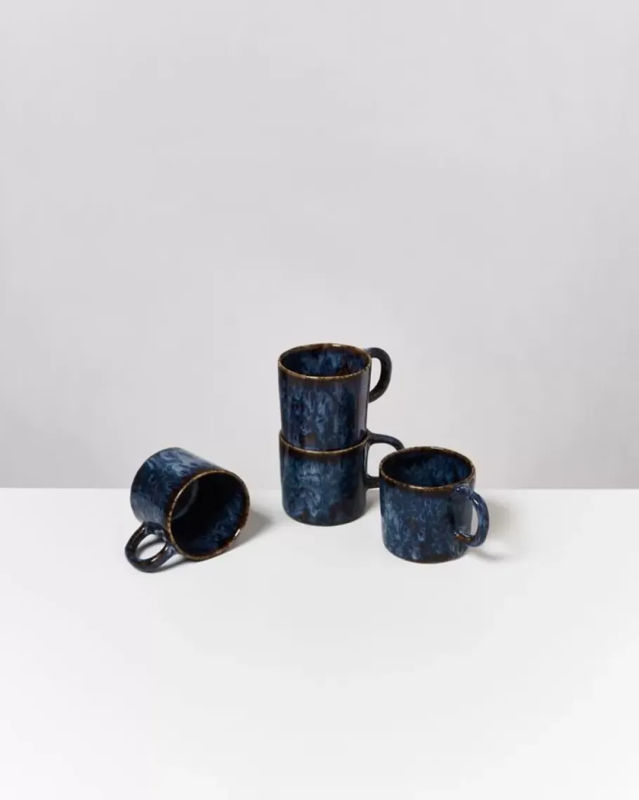 Best Sale Cordoama 4Er Set Tasse Klein Dunkelblau Tassen & Becher Sets