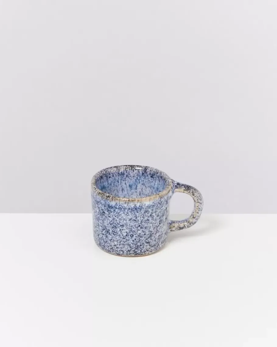 Fashion Cordoama Espressotasse Blau Gesprenkelt Tassen & Becher