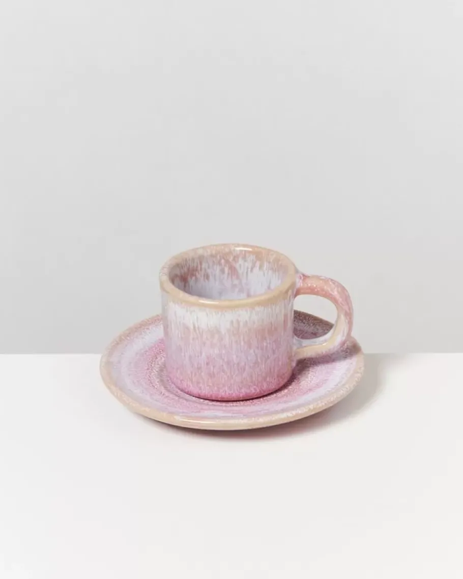Clearance Cordoama Espresso-Untertasse Rose Untertassen