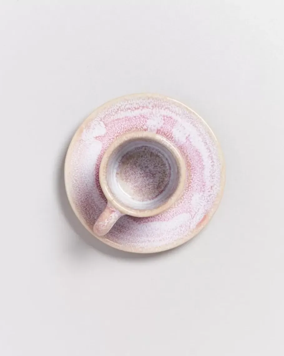 Clearance Cordoama Espresso-Untertasse Rose Untertassen
