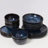 Outlet Cordoama Klassik Dunkelblau - 24 Teiliges Set Geschirr Sets