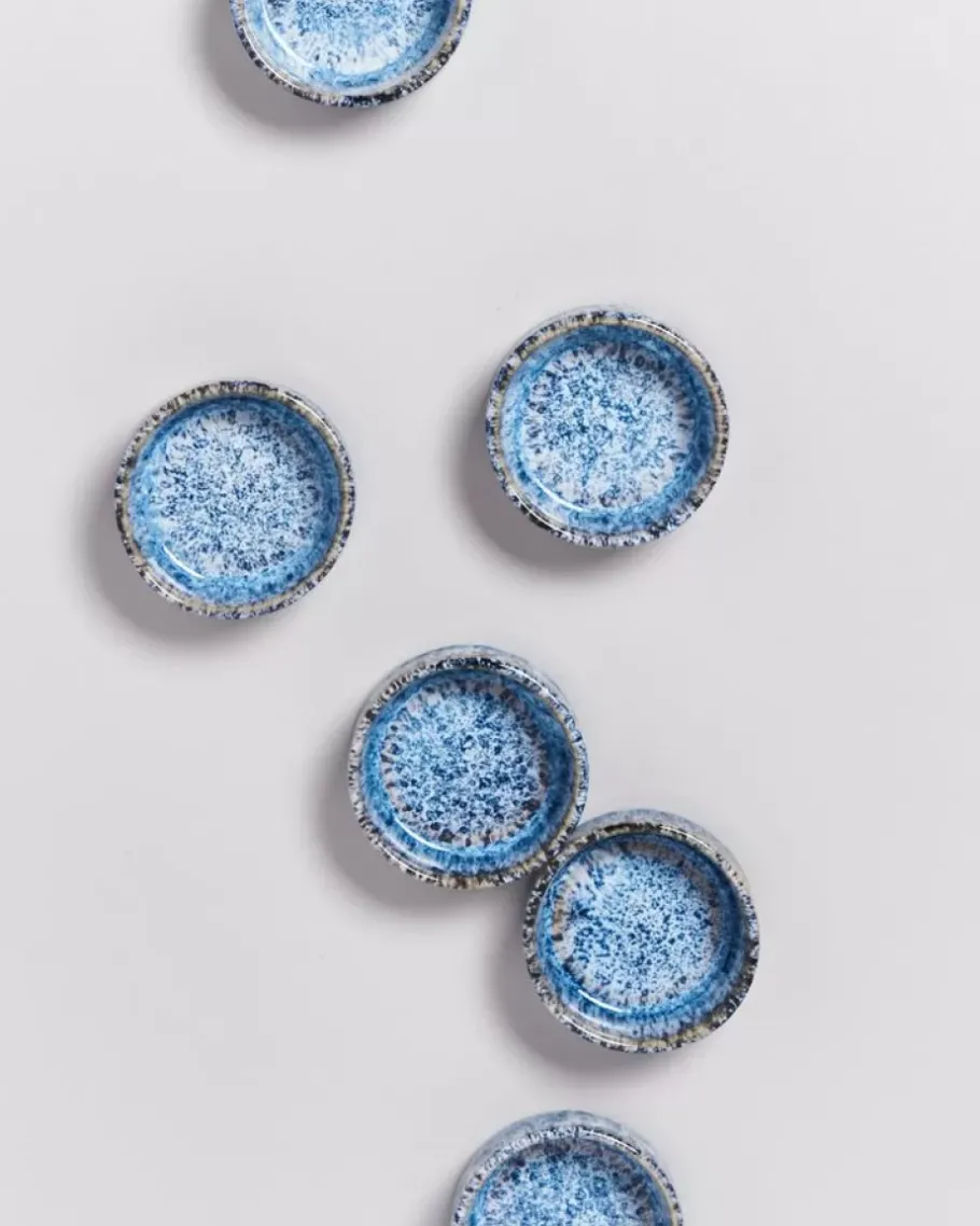 Outlet Cordoama Saucenschälchen Klein Blau Gesprenkelt Schmuckschälchen