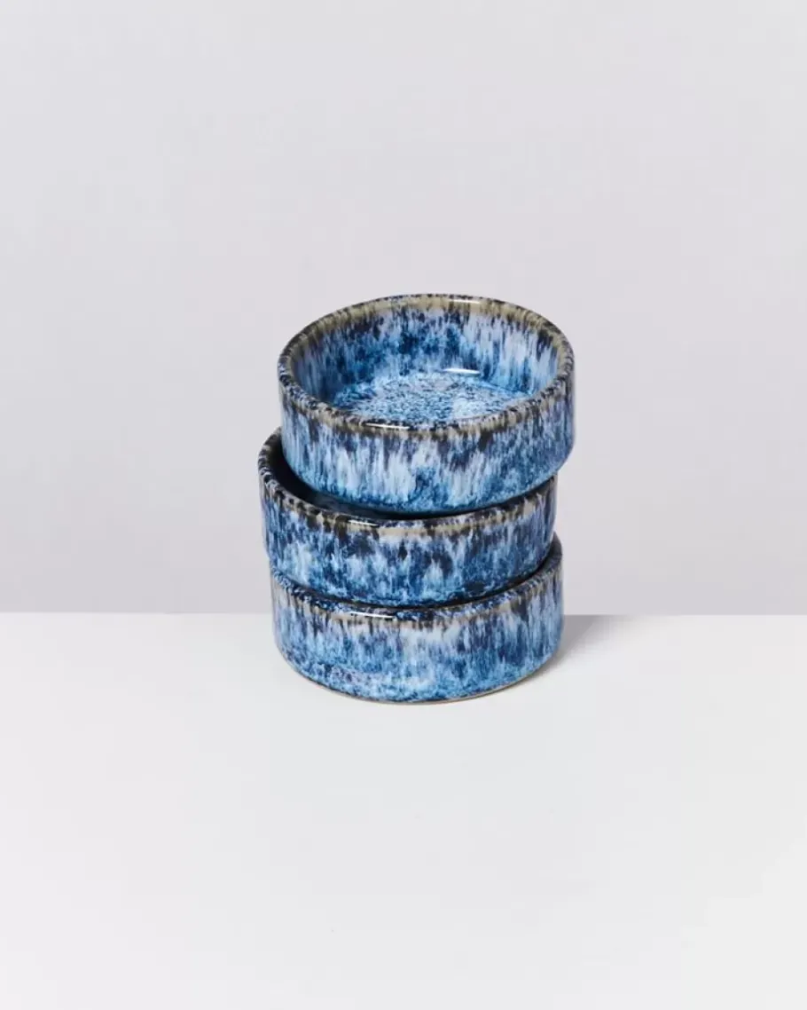 Outlet Cordoama Saucenschälchen Klein Blau Gesprenkelt Schmuckschälchen