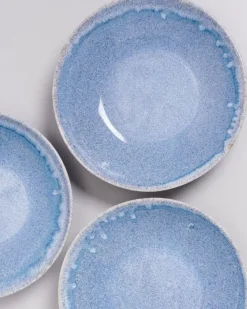 Outlet Cordoama Servierschale Klein Flach Blau Gesprenkelt Servierschalen