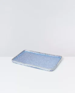 New Cordoama Tablett Blau Gesprenkelt Tabletts