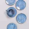 Best Sale Cordoama Untertasse Blau Gesprenkelt Untertassen