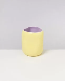 New Joao Vase L Gelb Lila Vasen