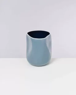 New Joao Vase L Graublau Vasen