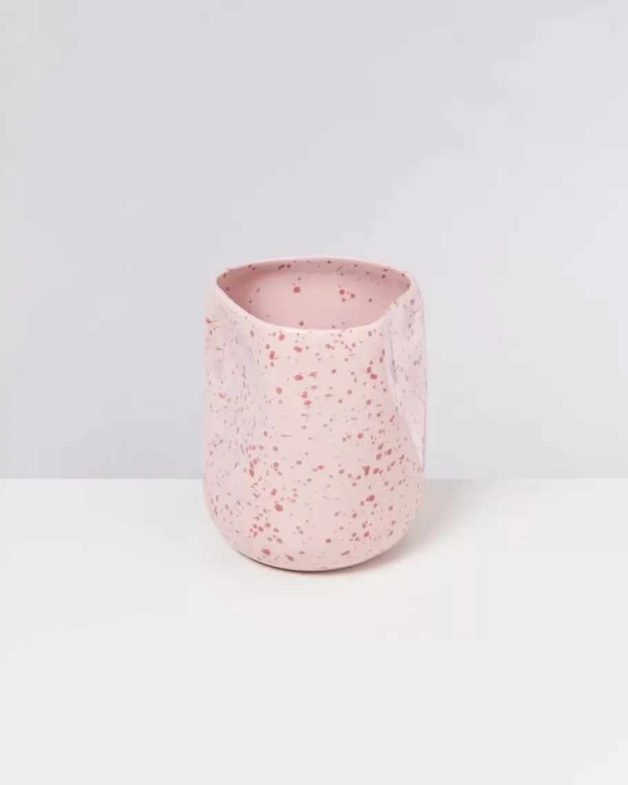 Best Sale Joao Vase L Rosa Rot Gesprenkelt Vasen