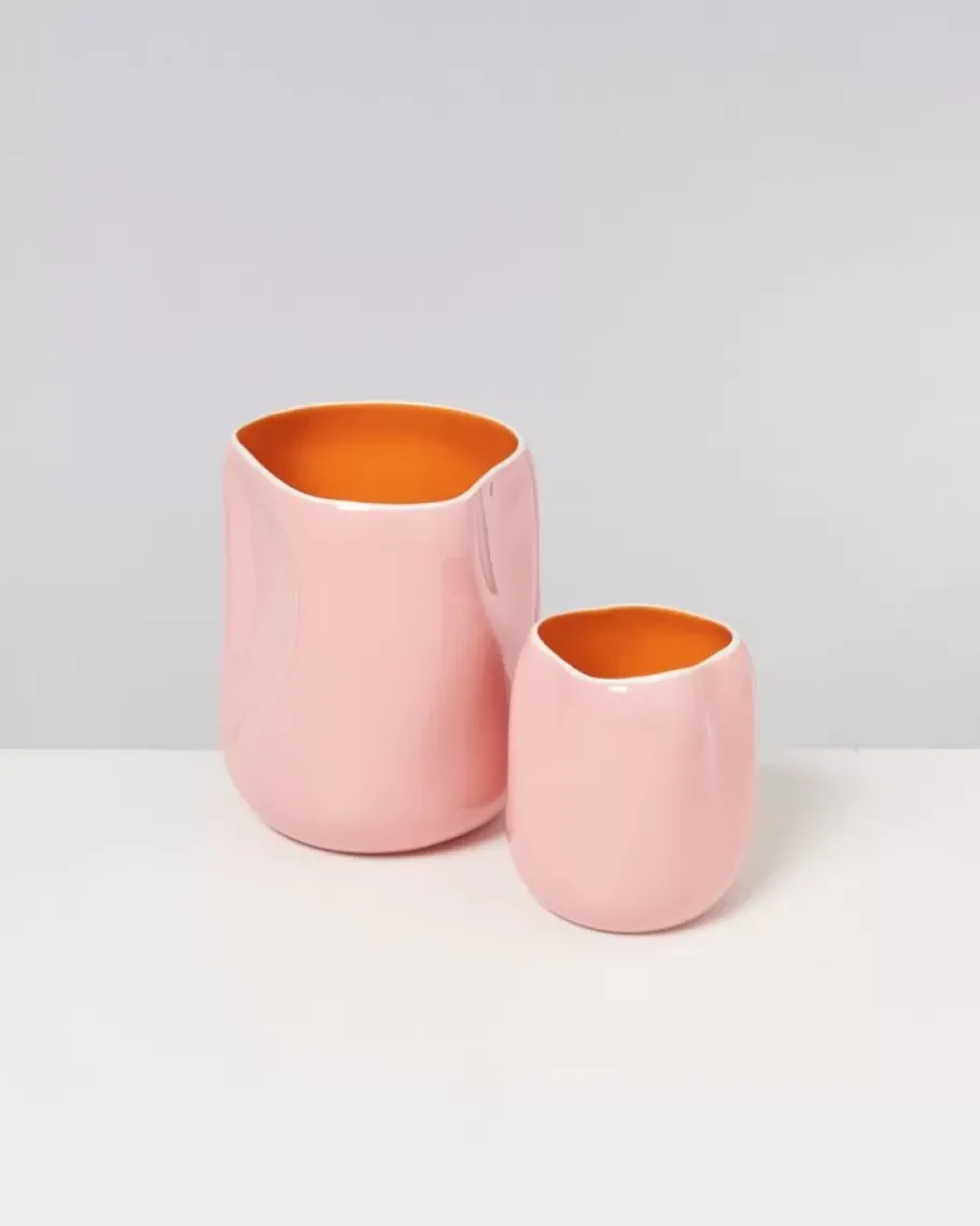 Fashion Joao Vase M Rosa Orange Joao M