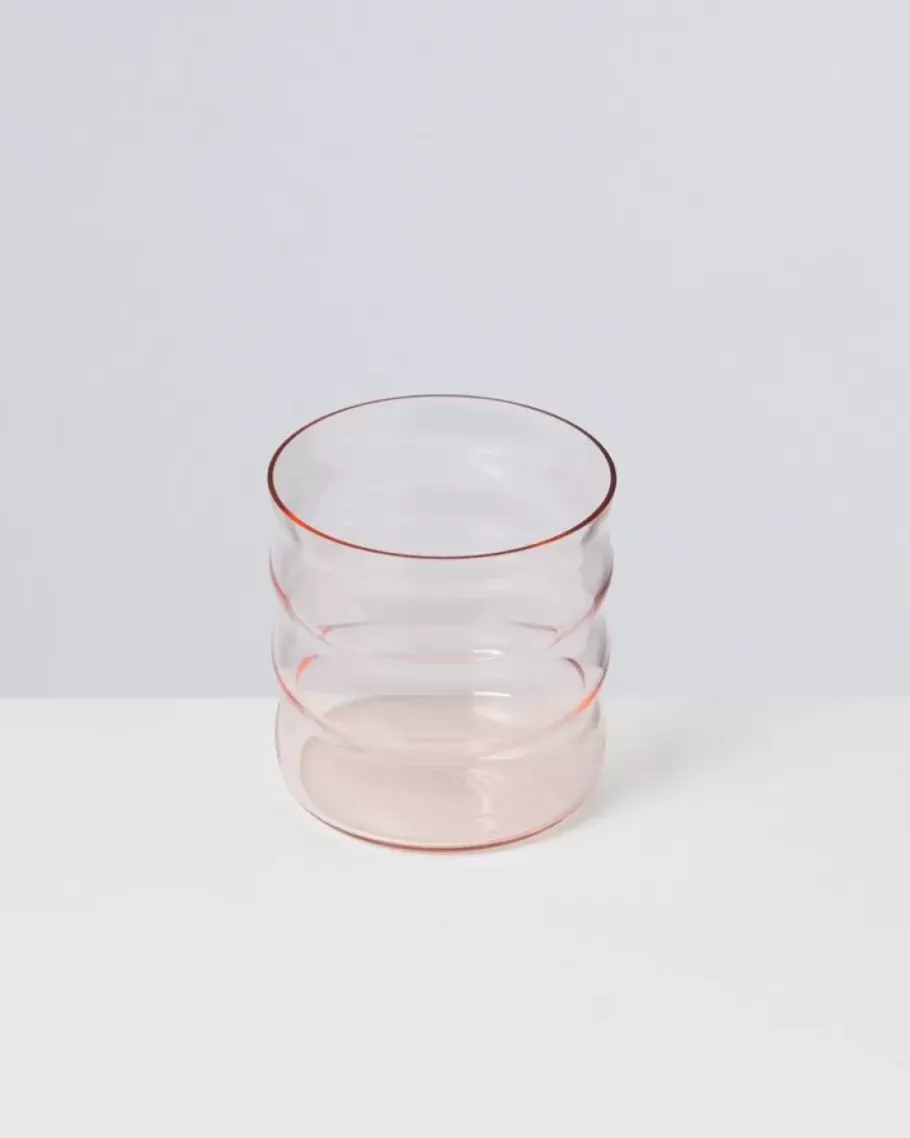 Outlet Joia Glas Bubble Pink Opal Gläser