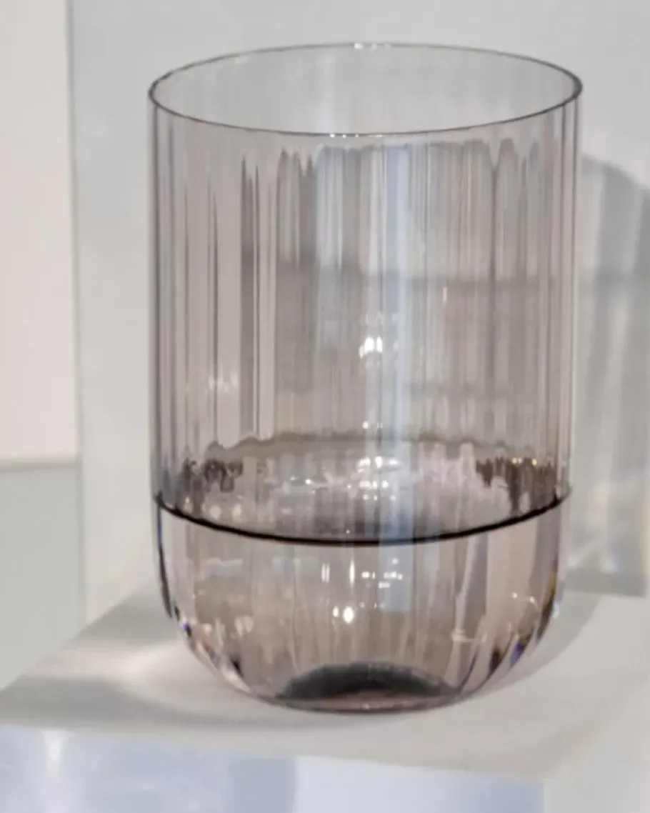 Sale Joia Glas Riffled Amethist Gläser