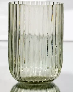 Fashion Joia Glas Riffled Smaragd Gläser