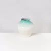 Outlet Madalin Vase Grun Rosa Gesprenkelt Madalin