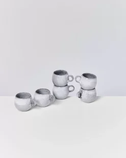 Discount Mae 6Er Set Espressotasse Grau Tassen & Becher