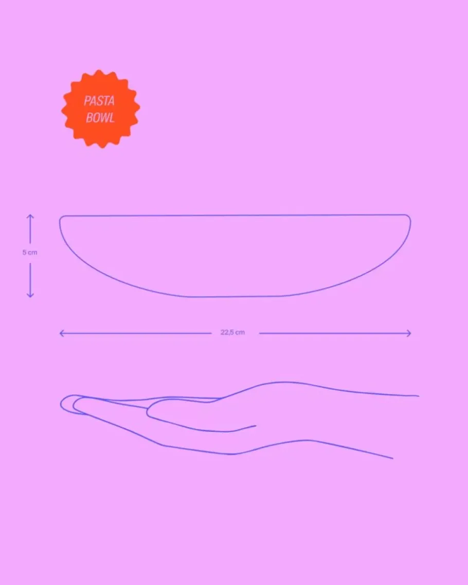 Store Mae Pastateller Mint Pastaschalen