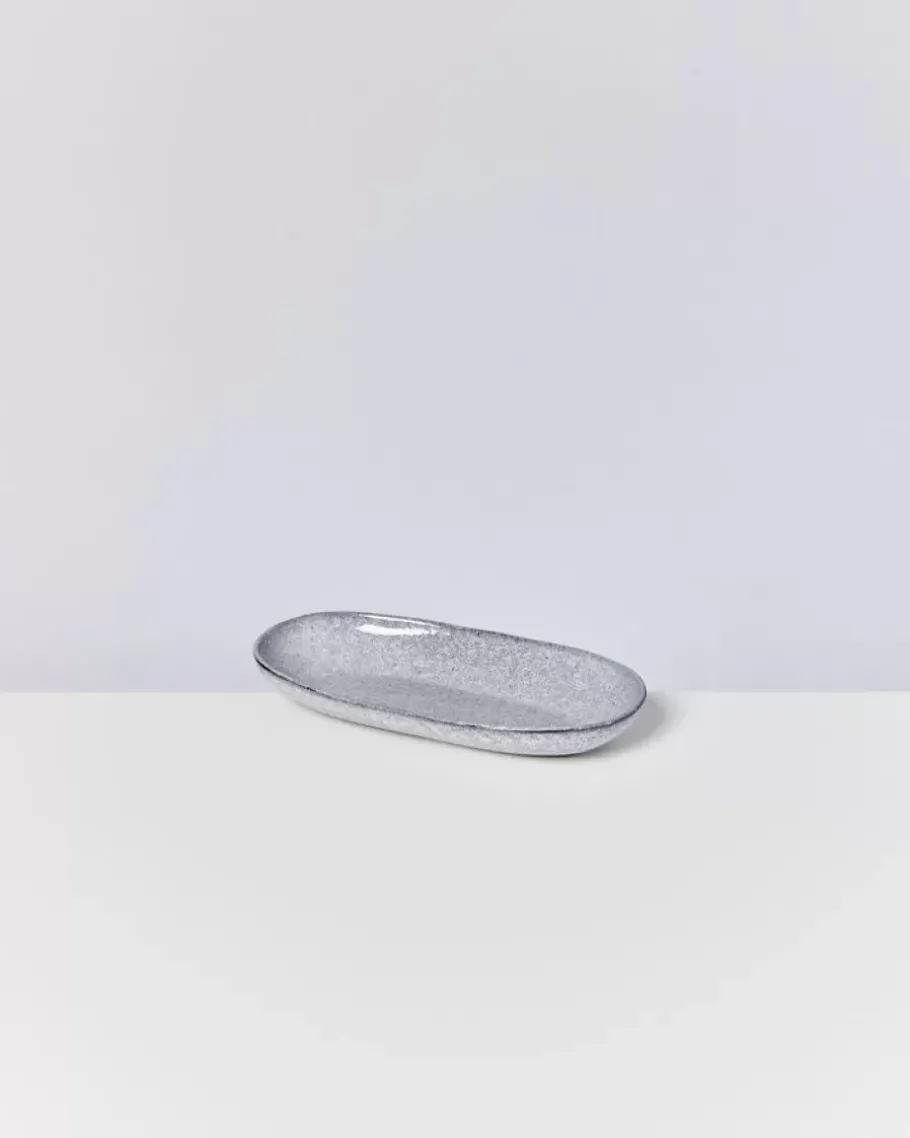 Discount Mae Servierplatte M Grau Servierplatten