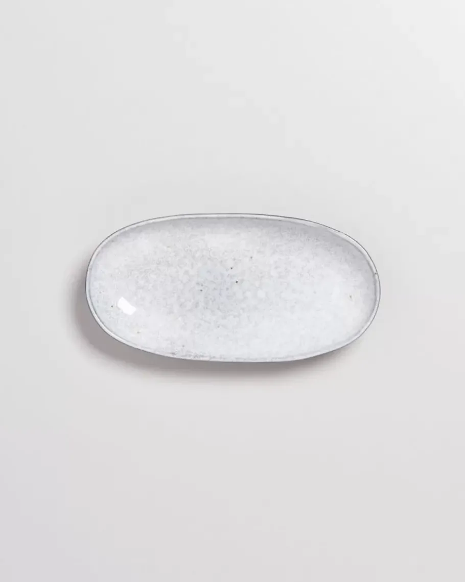 Discount Mae Servierplatte M Grau Servierplatten