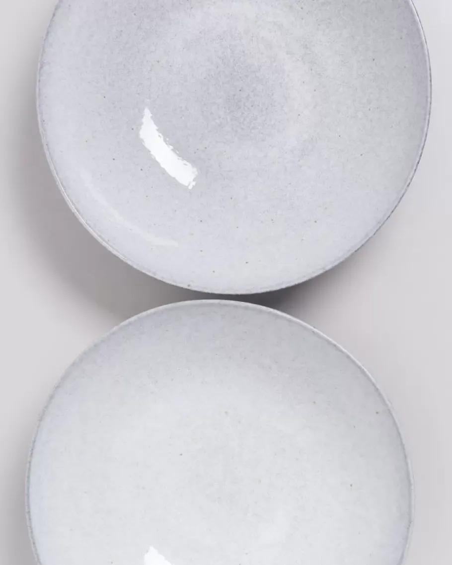 Store Mae Servierschale Gros Flach Grau Obstschalen