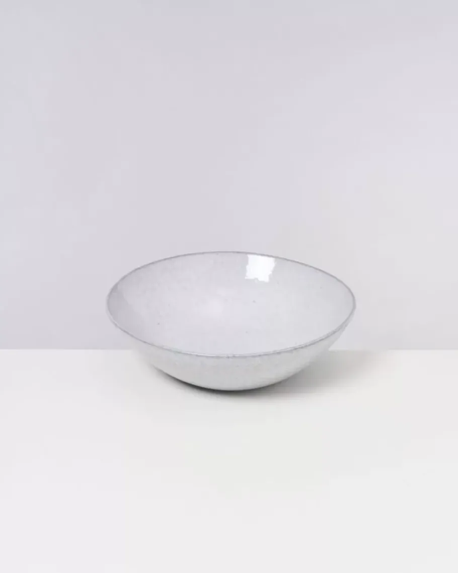 Store Mae Servierschale Gros Flach Grau Obstschalen