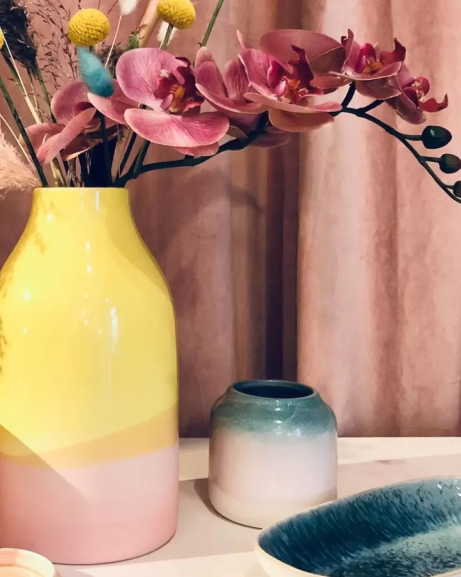 Clearance Marisa Vase Gelb Rose Vasen