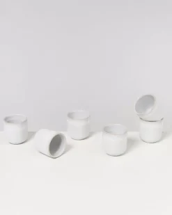 Hot Melides 6Er Set Becher Klein White Tassen & Becher Sets