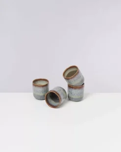 Store Melides 4Er Set Becher Klein Forest Brown Tassen & Becher Sets