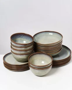 New Melides Forest Brown - 24 Teiliges Set Geschirr Sets