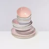 Cheap Melides Rose - 16 Teiliges Set Geschirr Sets