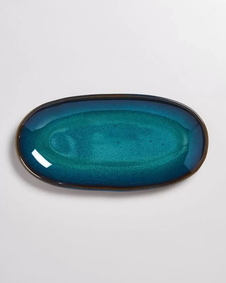 Sale Melides Servierplatte L Oceanblue Servierplatten