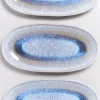 Fashion Melides Servierplatte L Stoneblue Servierplatten