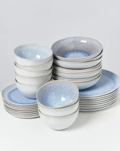 New Melides Stoneblue - 32 Teiliges Set Geschirr Sets