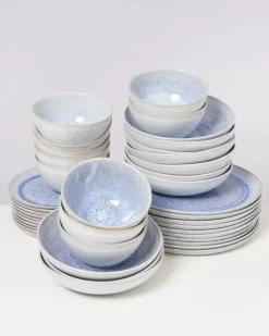 Fashion Melides Stoneblue - 40 Teiliges Set Geschirr Sets