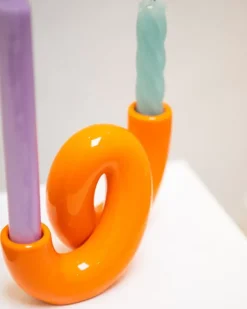 Outlet X Ju Schnee Mala Kerzenstander Orange Motel A Miio X Ju Schnee