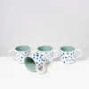 Cheap Nodoa 4Er Set Tasse Mint Mit Punkten Tassen & Becher Sets