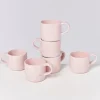 Fashion Nodoa 6Er Set Tasse Rosa Gesprenkelt Tassen & Becher Sets