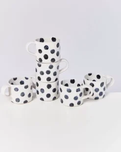 Store Nodoa 6Er Set Tasse Schwarze Punkte Tassen & Becher