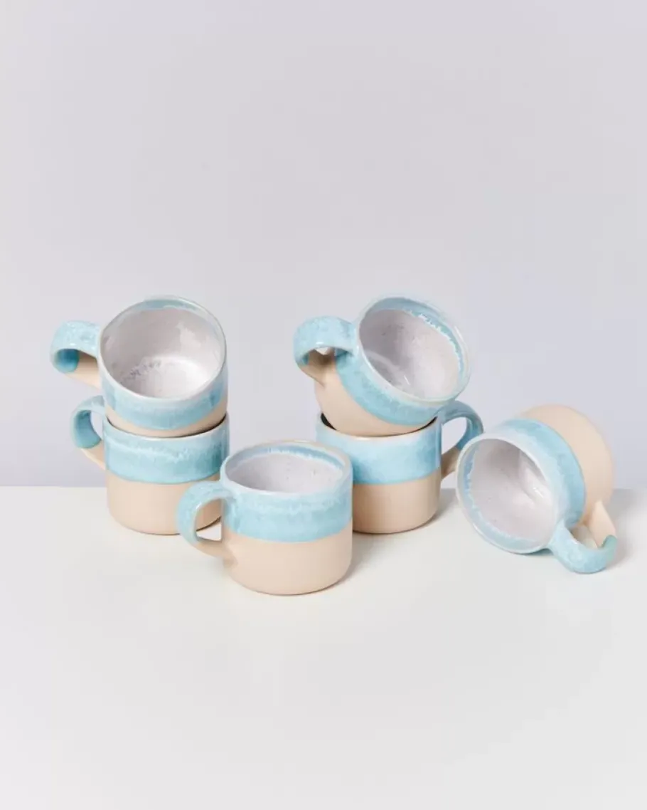 Best Sale Nodoa Tasse Blue Dipped Große Tassen