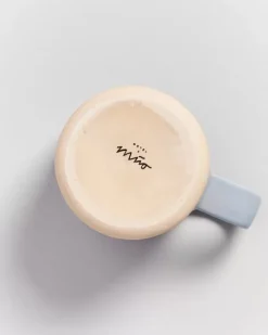 Flash Sale Nodoa Tasse Grau Weis Gestreift Große Tassen