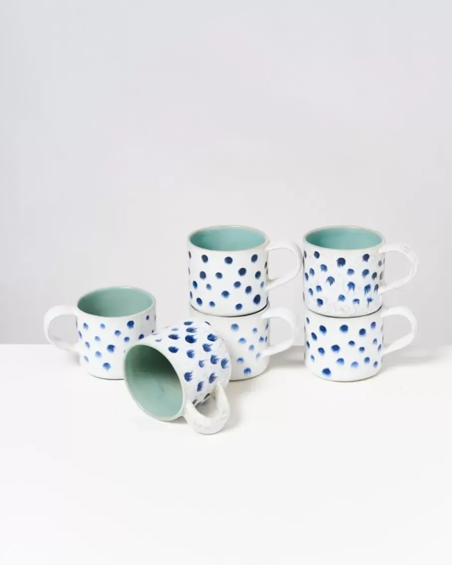 Best Sale Nodoa Tasse Mint Mit Punkten Tassen & Becher