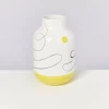 New Nuno Vase L Arts White Vasen