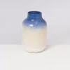 Outlet Nuno Vase L Blau Rosa Gesprenkelt Vasen