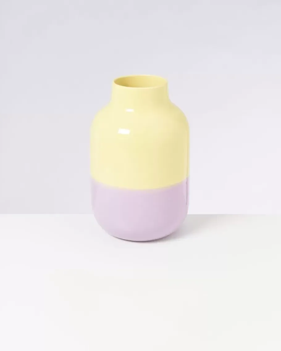 Outlet Nuno Vase L Gelb Lila Nuno L