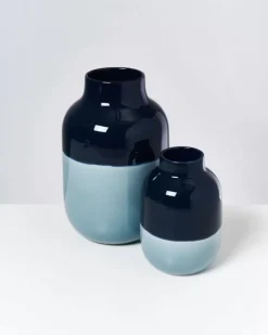 Discount Nuno Vase L Navy Hellblau Nuno L